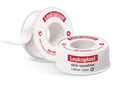 Leukoplast Skin Sensitive Tape, 1.25 cm x 2.6 m, 1 stk.