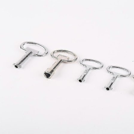 Gas Mätarskåpsnyckel Metall Elskåpsnyckel Rund Elskåpsnyckel För Gas--el Mätarskåp Radiator El C -YoGu