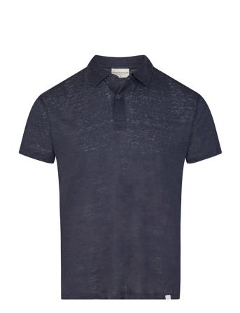 Bs Tanna Polos Short-sleeved Navy Bruun & Stengade