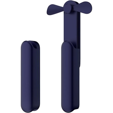 Håndholdt vifte med 2000mAh batteri, 24 timers driftstid, lommevifte, bærbar USB-drevet sammenleggbar vifte, 3 hastigheter