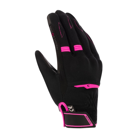 Bering Lady Fletcher EVO Women's Motorcycle Gloves Fuchsia/Black XL
