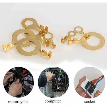 150 kpl M3 M4 M5 M6 M8 M10 Messinki Auto Sähkökaapeli Liittimet