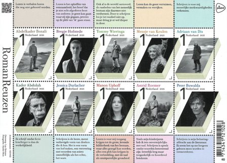 Holland - Ikoniske forfattere - Postfrisk sæt 10v
