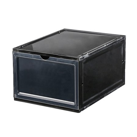 Boot Shoe Plast Förvaring Transparent Box Stapelbar Case Drawer Organizer Hem