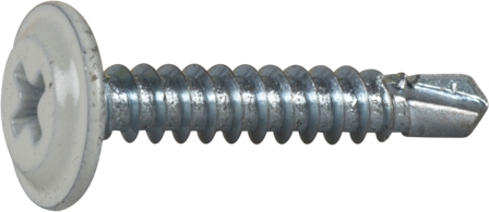 ESSVE 565625 Montageskruv 4,2 mm Ø, vit, FZB, PH2, 250-pack 25 mm, Infästning