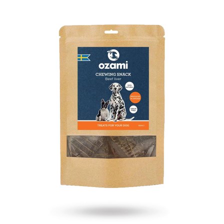 Ozami - Ozami Svensk Premium Beef Liver 150g - Matskål, hundgodis & tuggisar