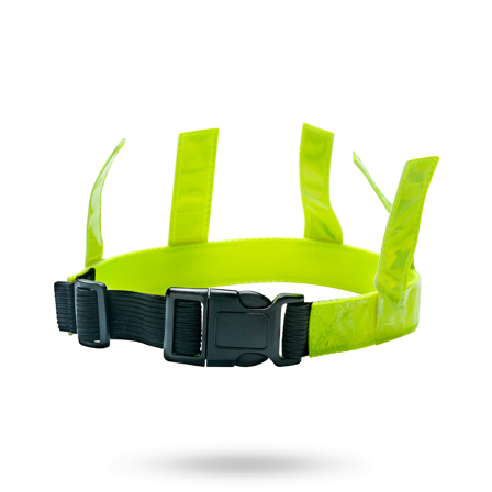 Dogman Reflexhalsband med Flärpar Gul - Till hundpromenaden - Säkerhetslampor & reflxer till hundar