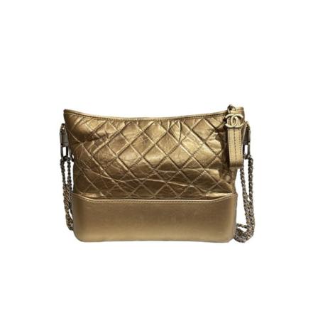 Chanel Vintage Pre-Owned Leather Shoulder Tas , Geel , Dames , Maat: ONE Size Vintage Tassen