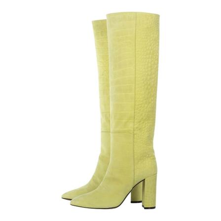 Toral, Cedro Animal Print Leather Boots Żółty, Kobieta, Rozmiar: 40 EU