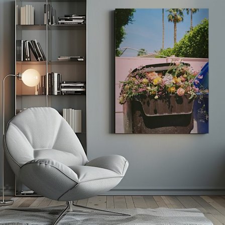 Palm Springs Curb Canvastavla 50x70 cm