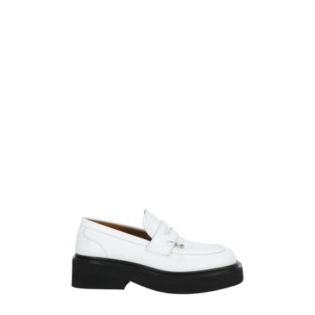 Marni, Loafers Wit, Dames, Maat:39 EU