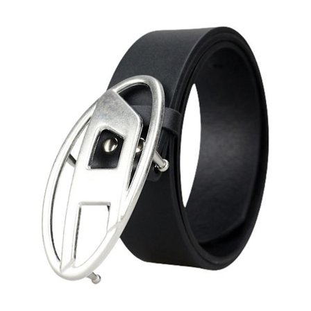 Justerbar Spenne Retro Solid D Bokstav Mote Damebelte Kunstlær