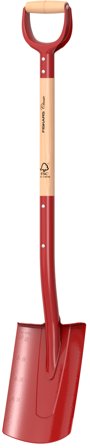 Fiskars Classic 1071933 Spade halvrund, 106 cm, Hageredskap