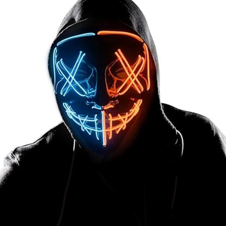 Halloween LED Skummel Maske Cosplay Kostyme Lys Purge Maske EL Wire Maske for Cosplay-fester Halloween-fester Gaver