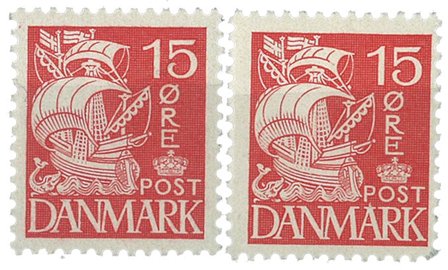 Danmark 1933 - AFA 203a+203b - Postfrisk