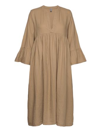 Cubrisa Long Dress Dresses Shirt Dresses Brun Culture*Betinget Tilbud
