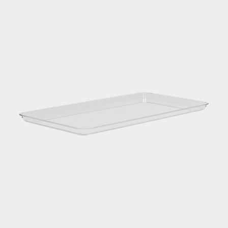Víko ke skladovací dóze Nordiska Plast Flexible Clear, čiré, 310 x 165 x 13 mm, 3.5 litru