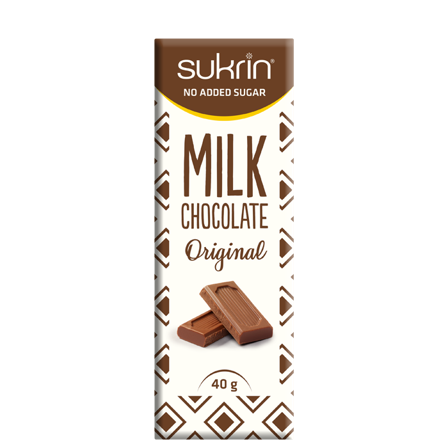 SUKRIN Melkesjokolade 40 g