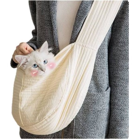 Koiran ja kissan kantolaukku, säädettävä olkalaukku, lemmikkieläinten kantolaukku, kissanpennun ja koiranpentu kannettava laukku, sisäänrakennettu 