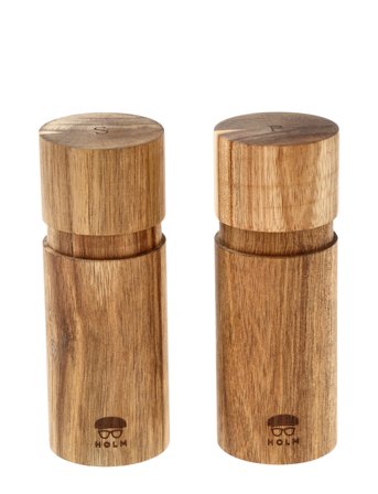 Holm Salt And Pepper Grinder 15,2 Cm Acacia Wood - Multi/patterned - 15.2