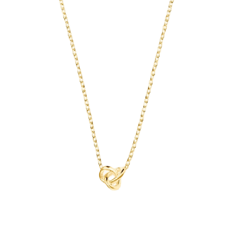 Drakenberg Sjölin Le Knot drop necklace Halsband Dam Guld ONESIZE