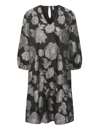 Cuaida V-Neck Dress Culture Silver