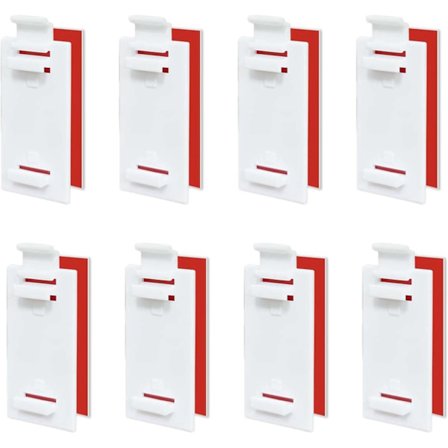 Persiennskruv utan Borrning, Rullgardinsfästen, Korta Klisterfästen för Persienner, Dubbel Persienner utan Borr