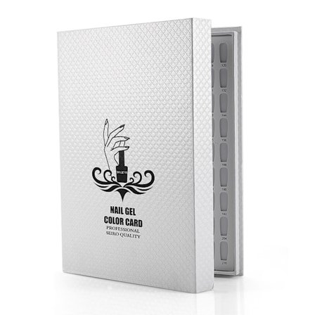 216 värin kynsilakka geelikartta kynsien lakkojen esittelytaulukko kynsitaiteen esittelyhylly valkoinen