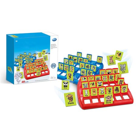 Dyrespill for barn - Gjettespill - Bærbare dyrekort - Brettspill