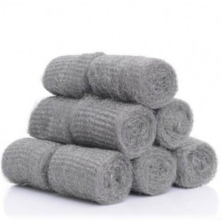 Stålull for musekontroll, stålulltråd for rengjøring og tetting av små hull, fin stålullrull for rotter