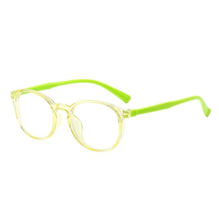 Børne Anti-Blue Light Briller Runde Briller GRØN