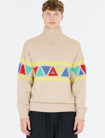 SOS The Windbreaker Uni Knit - Beige - S