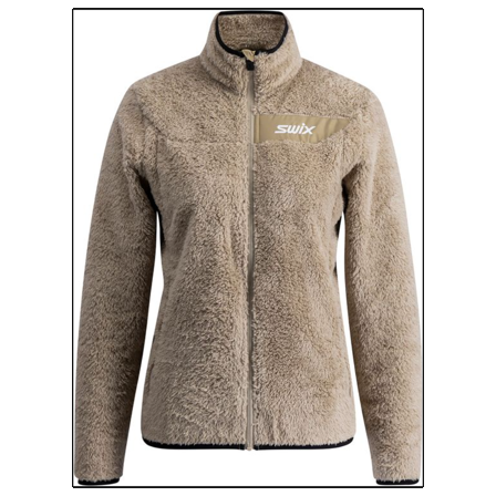 Swix Infinity Pile Midlayer Full Zip W Dune