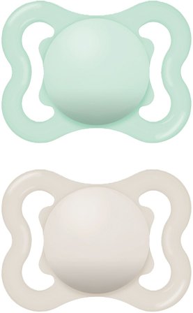 MAM Air Silicone Sut 2 stk Blue 0-06 mdr., Børn & Forældre, Sutter, Silikonesutter