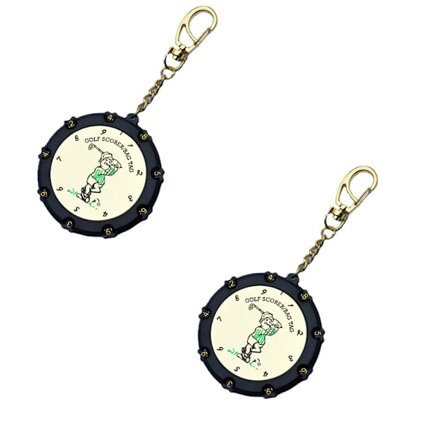 (guld)2 st golfpoängräknare mini golfpoängräknare golfpoängräknare till