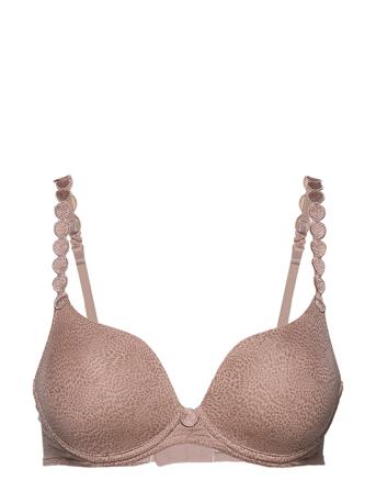Padded_Bra_Heartshape Lingerie Bras & Tops Push Up Bras Brun Marie Jo