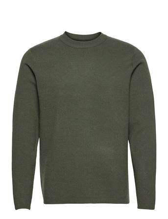 Gunan Crew Neck 10490 Neulepaita Pyöreä Kaula-aukko Vihreä Samsøe Samsøe