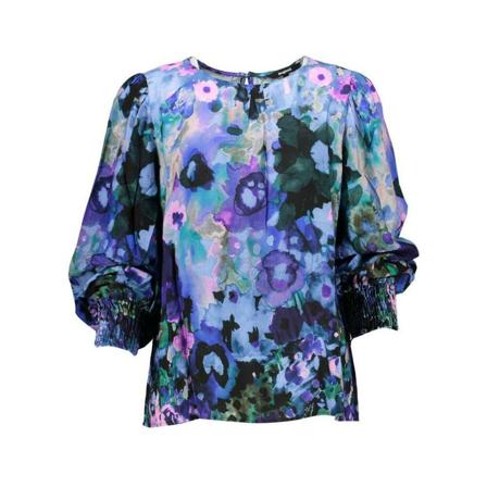 Desigual Blouses , Blauw , Dames , Maat: S