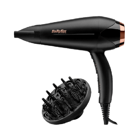 Babyliss Turbo Shine 2200 D570DE Stylingverktyg Dam Svart ONESIZE