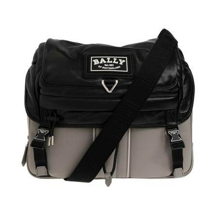 Bally Adil shoulder Tas , Grijs , Heren , Maat: ONE Size Schoudertassen