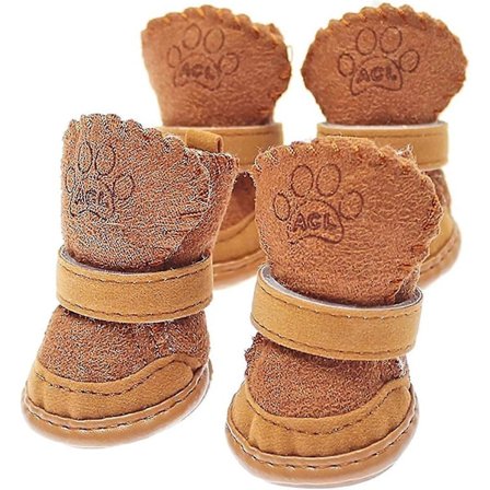 Hundestøvler, Varme vinterstøvler for hund og katt for varmt fortau, Hundesko Valpesko Snøstøvletter Chihuahua Støvletter-jie