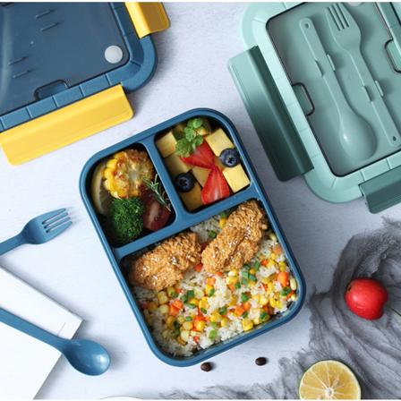 Bentoboks for barn, 1300ML 4-roms Bentoboks Voksen Lunsj
