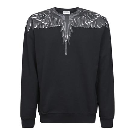 Marcelo Burlon, Sweatshirt Zwart, Heren, Maat:S