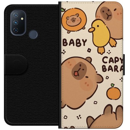 Yhteensopiva Lompakkokotelo OnePlus Nord N100 Kawaii Vauva Kapibaari