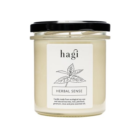 Hagi Herbal Sense Soy Candle Ljus & ljusstakar Unisex Vit 230 g