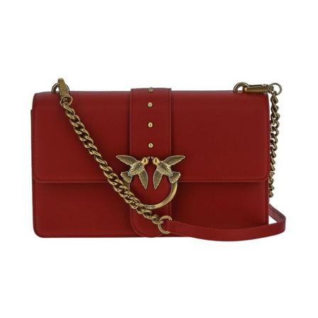 Pinko, Shoulder Bags Czerwony, Kobieta, Rozmiar: ONE Size