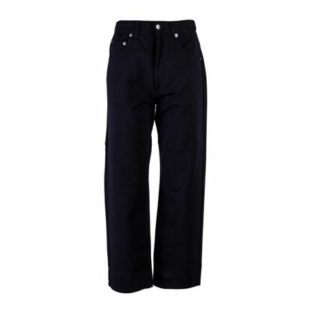 Mauro Grifoni, Wide Jeans Zwart, Dames, Maat:W31