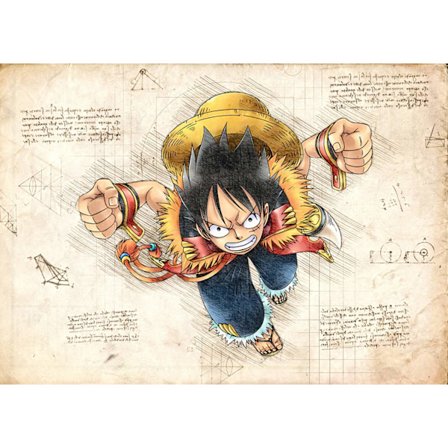 A3 Print - One Piece - Luffy Hands