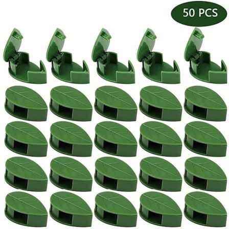 Pakke med 50 Selvklebende Planteholdere Planteforbindelsesklips Klatreplanter Fikser Vegg Planteklips for Støtte Planting
