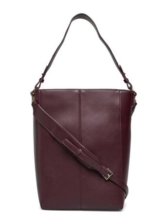 Casset Soft Structure Bags Small Shoulder Bags-crossbody Bags Burgundy HVISK